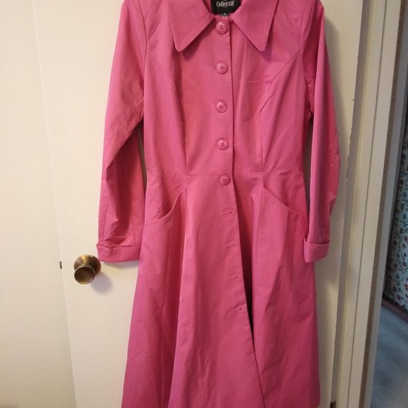 Collectif Jackets & Blazers - Collectif PinkTrench Coat  M